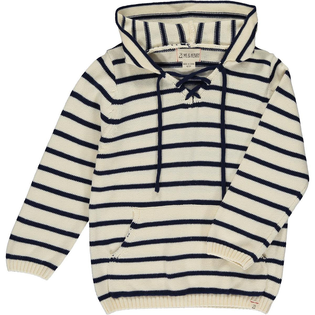 Cream & Navy Stripe Catamaran Sweater