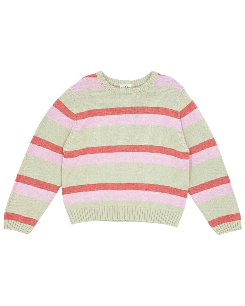Oatmeal Stripe Jagger Sweater