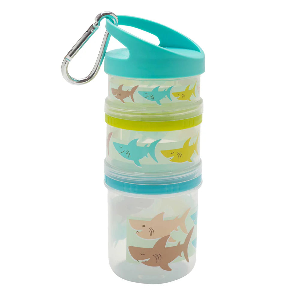 Shark Twist & Snack Containers