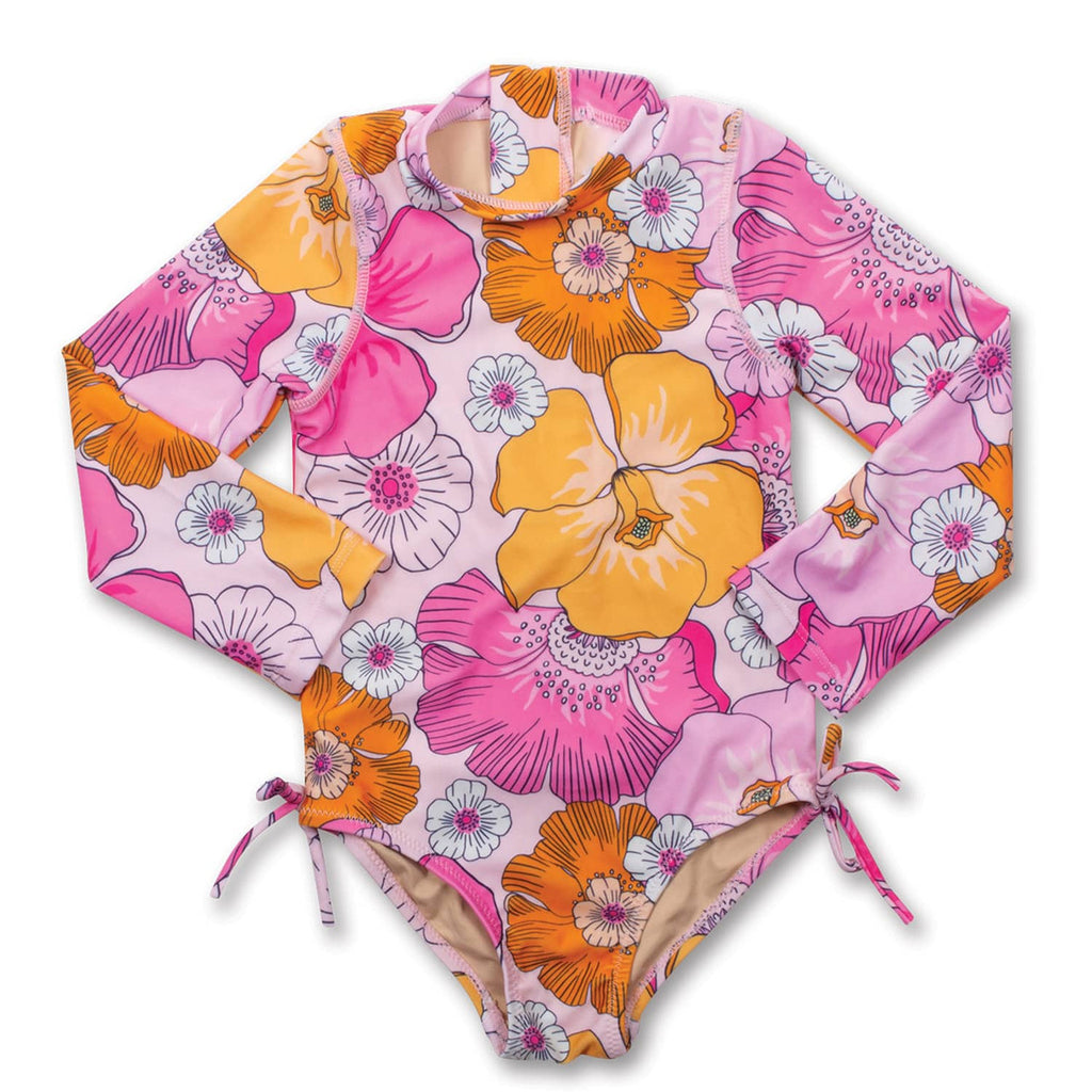 Blooming Hibiscus One Piece Swim Suit
