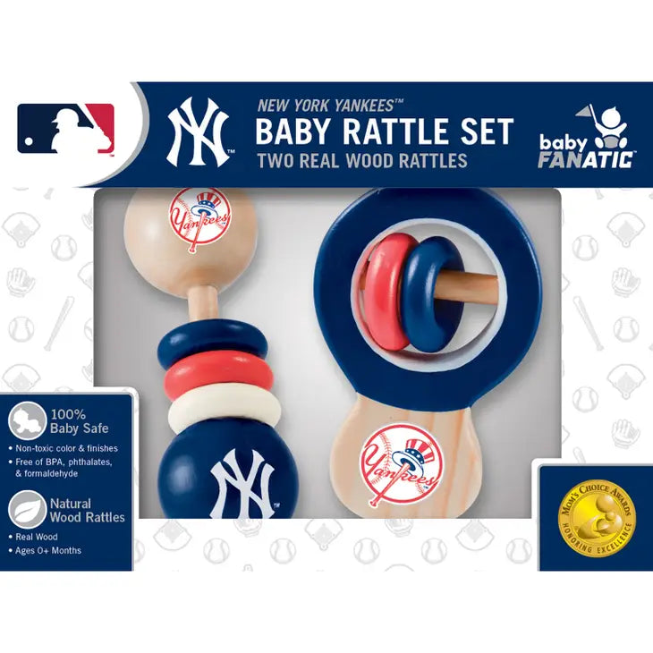 NY Yankees Rattle Set