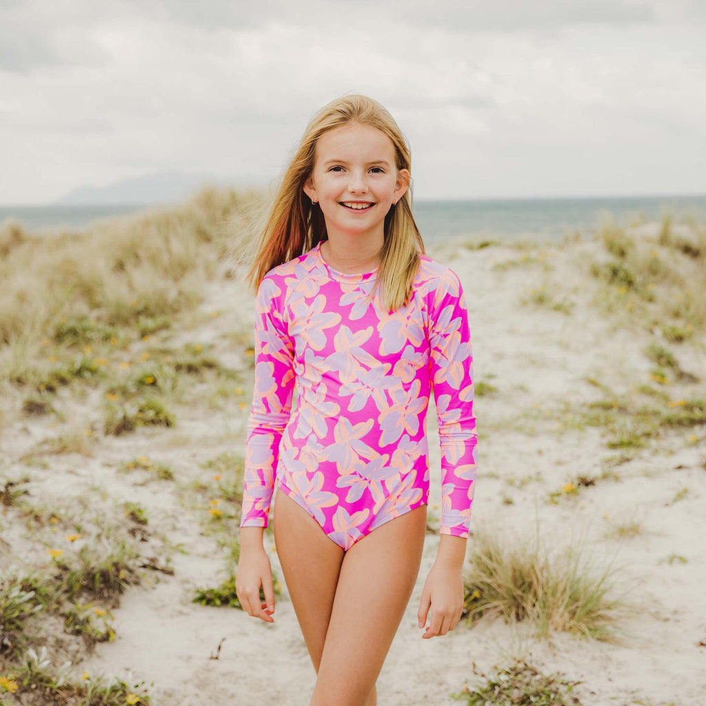 Hibiscus Hype Surf Suit