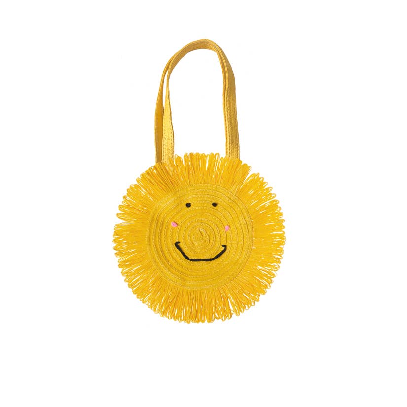 Happy Sun Basket Handbag