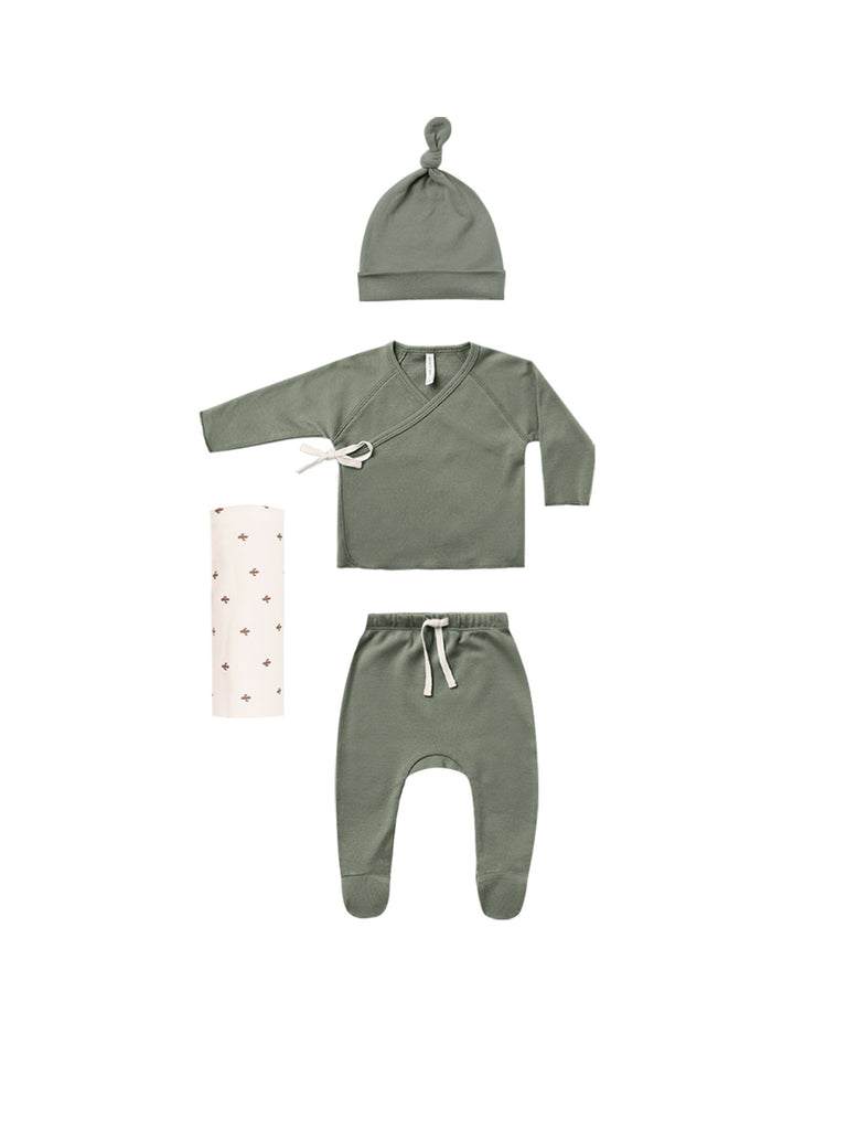 Quincy Mae Welcome Home Baby Set- Basil