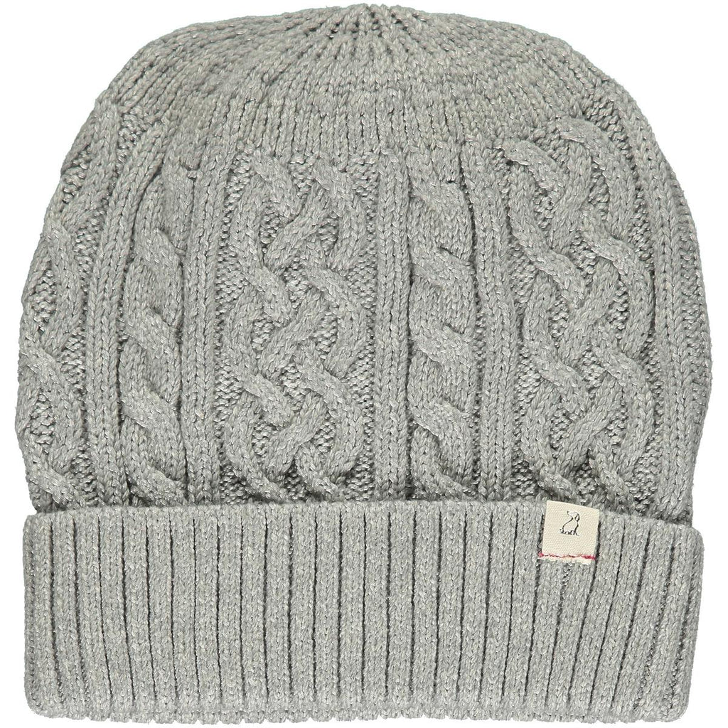 Grey Arcadia Cotton Beanie Hat