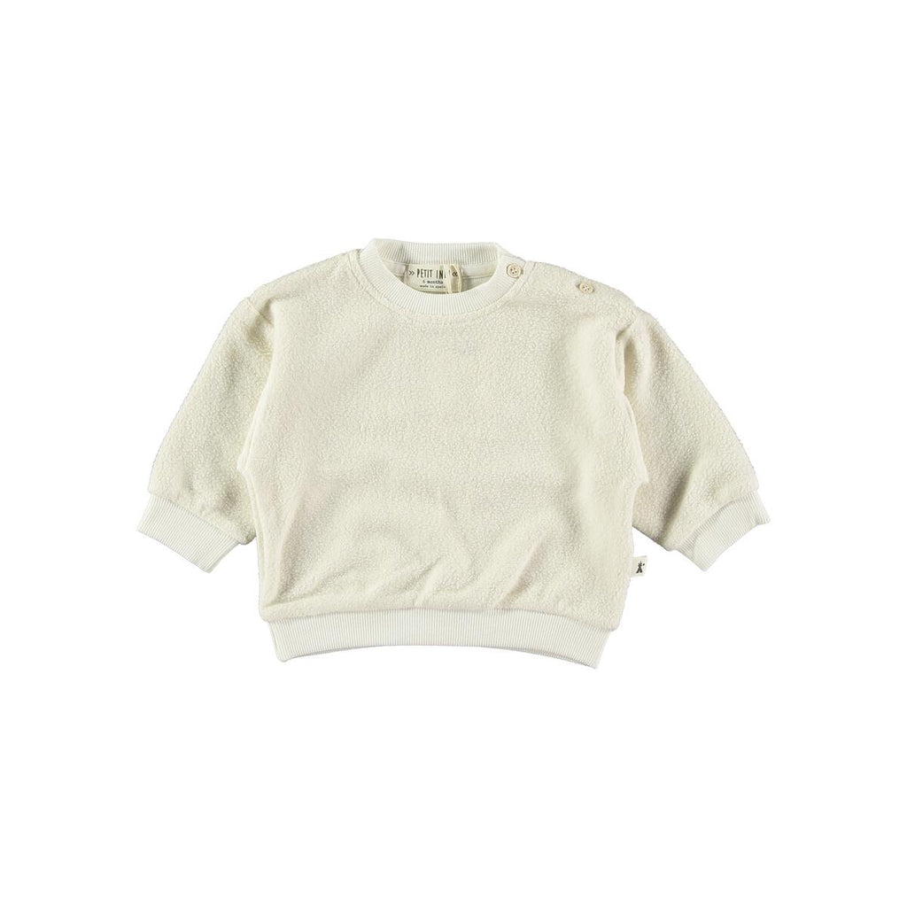 Ivory Polar Sweatshirt & Pants Set