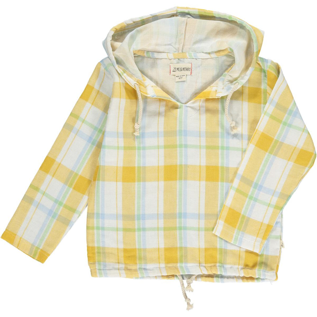 St. Ives Gold Plaid Hooded Top