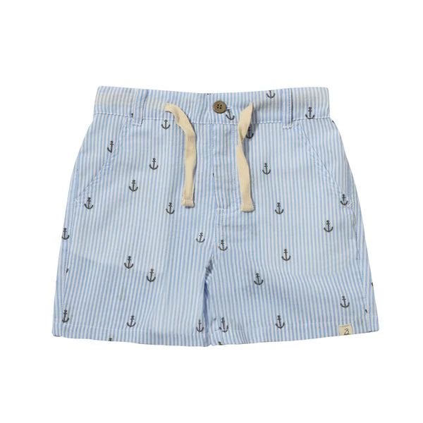 Anchor Seersucker Crew Woven Shorts