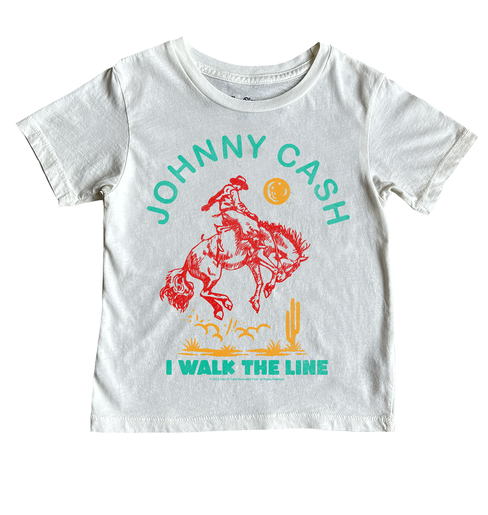 Johnny Cash Vintage White Cowboy tee