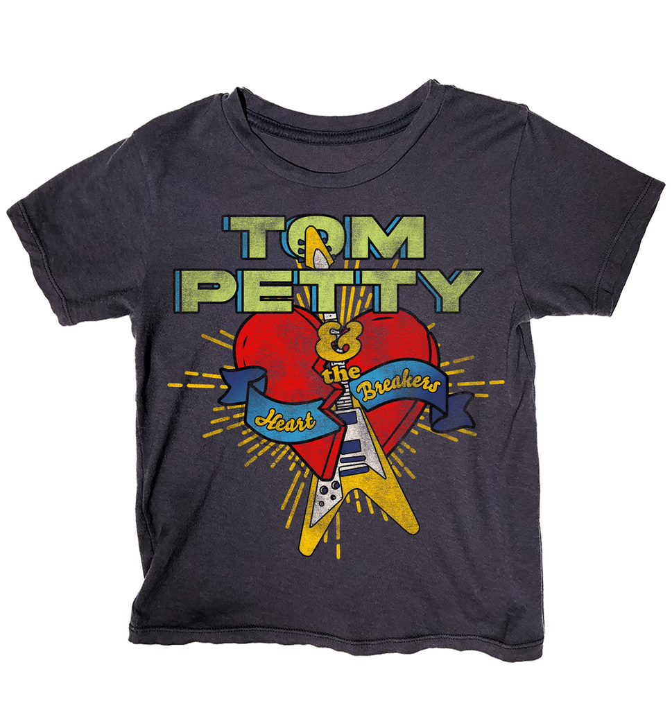 Tom Petty Heart Breakers Vintage Black Tee