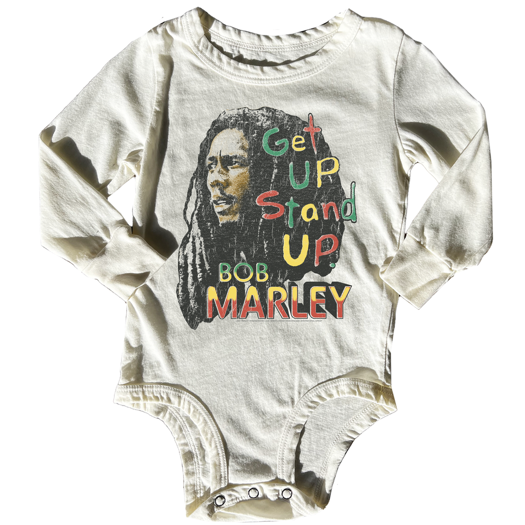 BOB MARLEY GET UP LS ONESIE