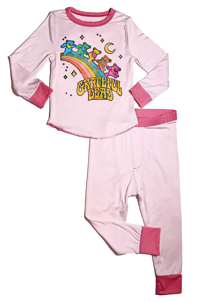 GRATEFUL DEAD RAINBOW BEARS BAMBOO PJ SET