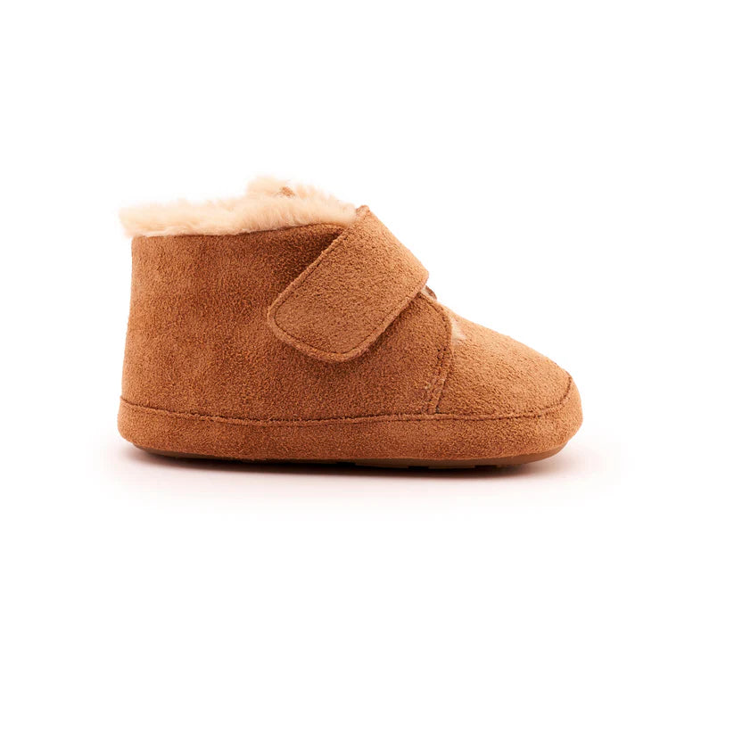 Shloofy Tan Suede