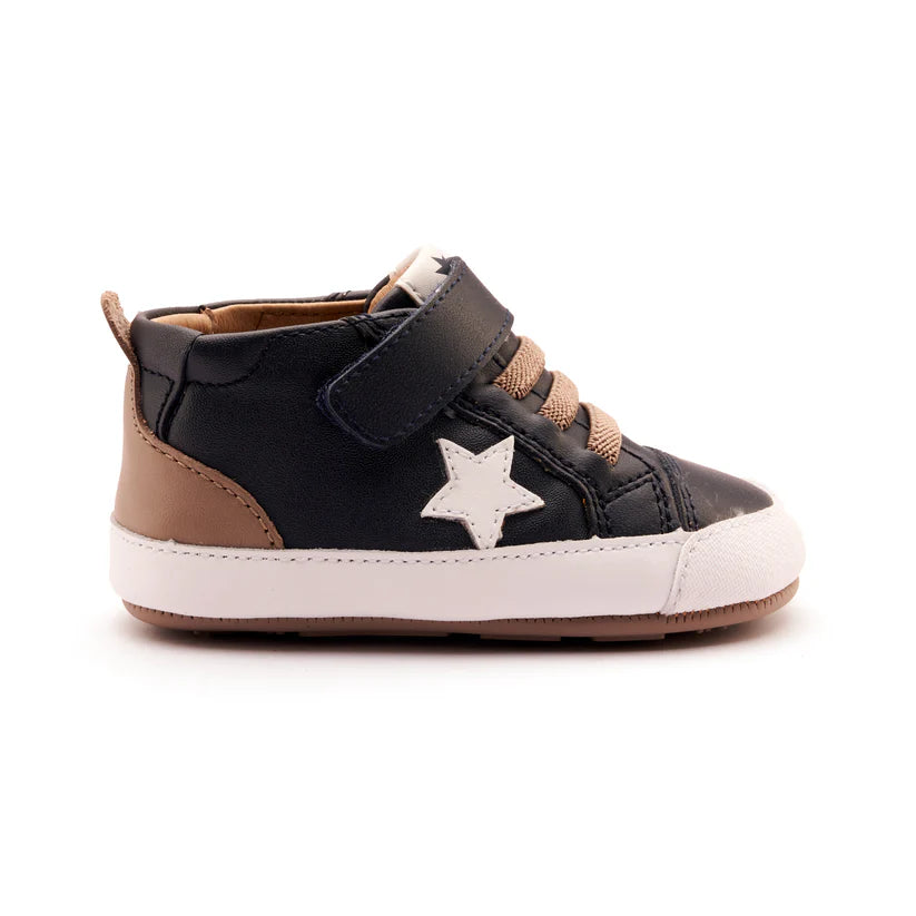Platinum Bub Navy/Taupe/Snow Baby Shoe