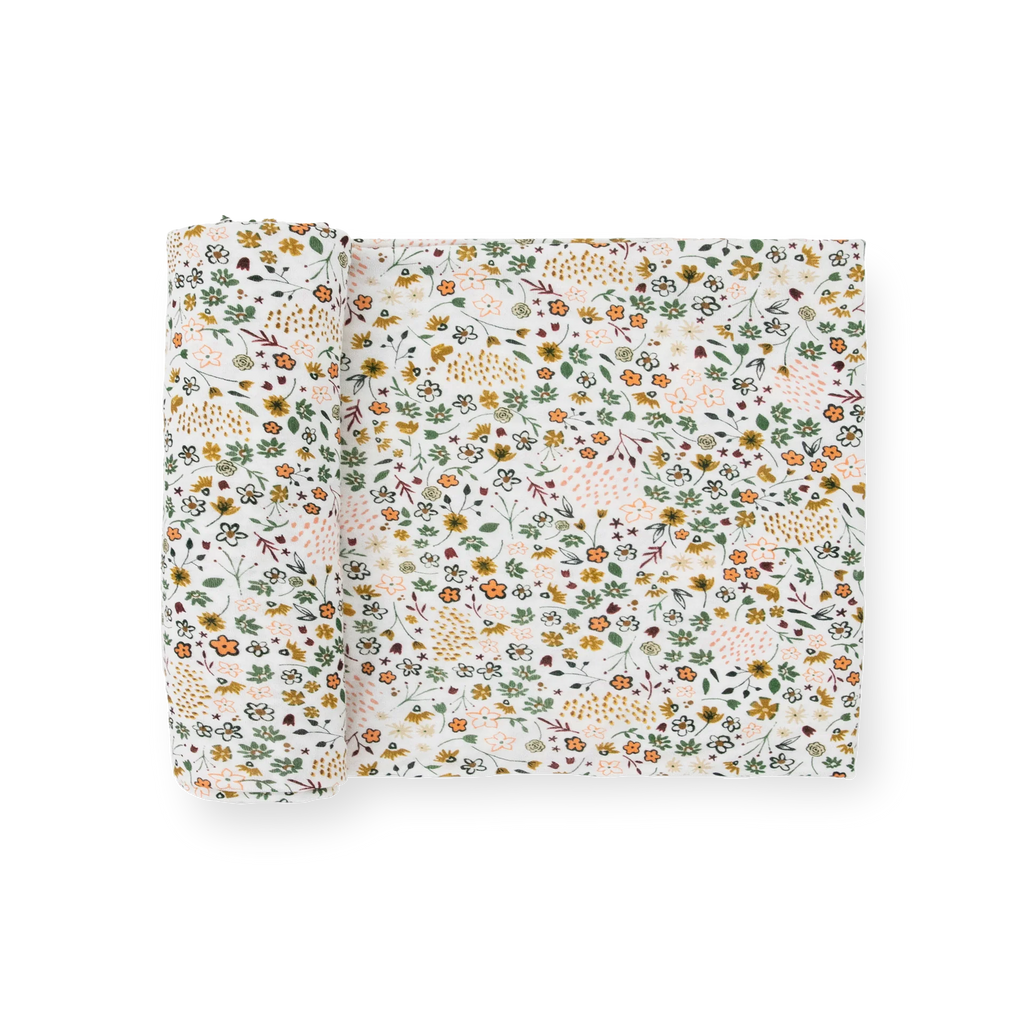 Pressed Petal Swaddle Blanket