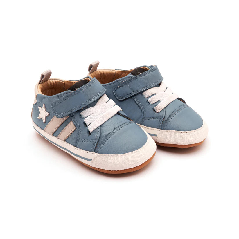 Wos Baby Denim Suede Shoe