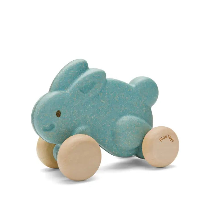 Blue Push Along Bunny