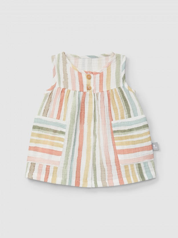 Multi Color Stripe Dress