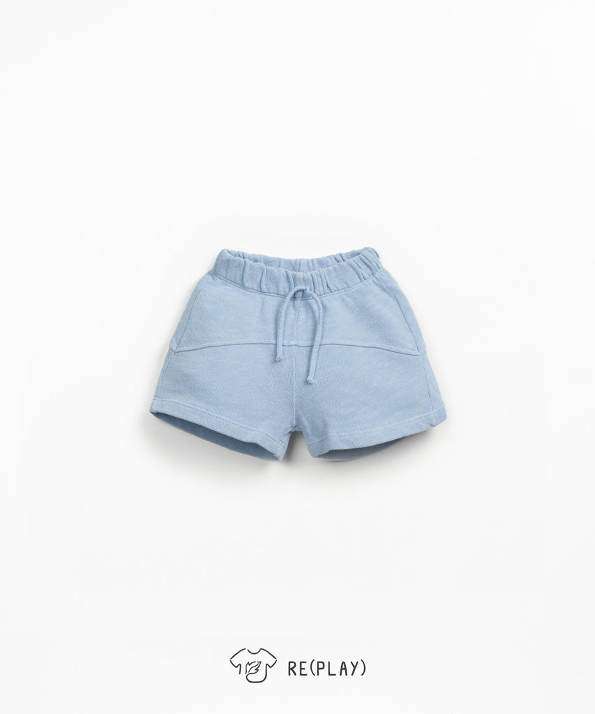 Natural Fiber Shorts/Light Blue