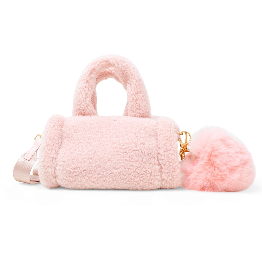 Cozy Cloud Pink Mini Duffle Purse