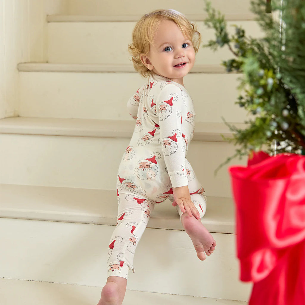 Small Santas Bamboo Baby Romper