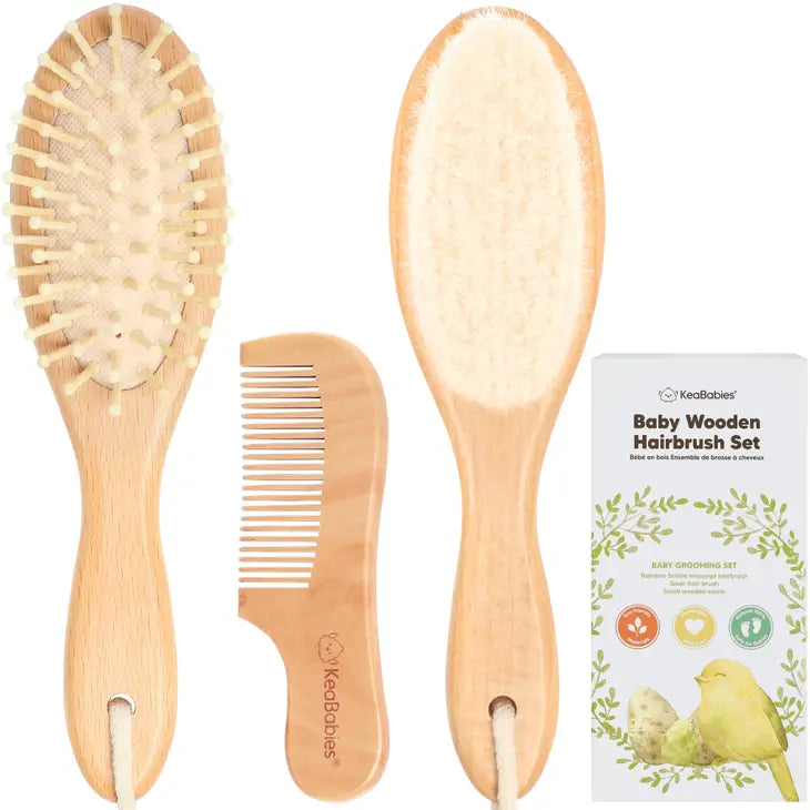 Baby Round Brush & Comb Set
