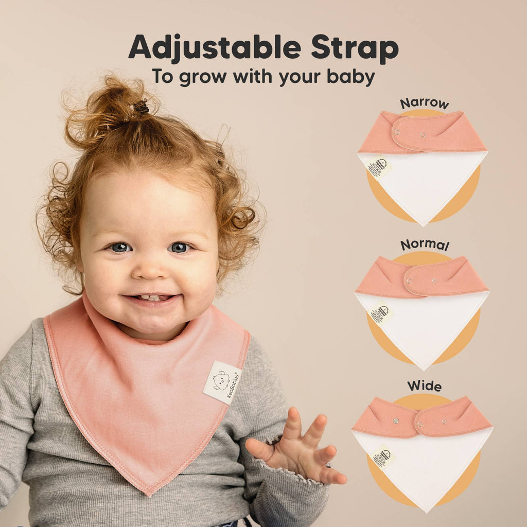8-pack Baby Bandana Bibs