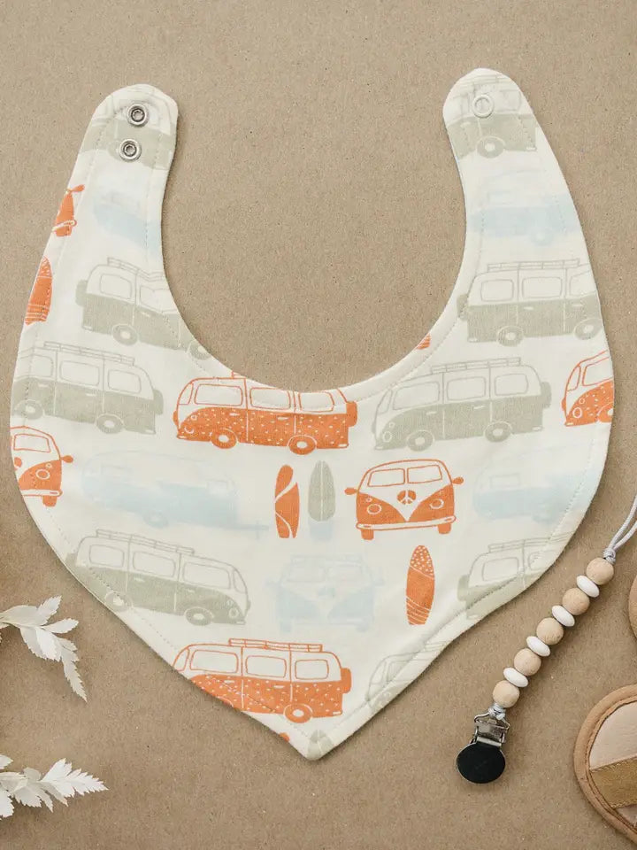 Organic Vintage Bus Bib