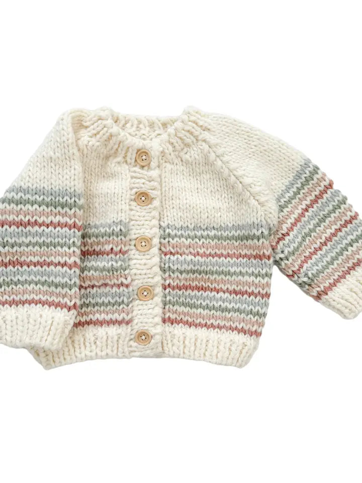 Pastel Stripe Cardigan