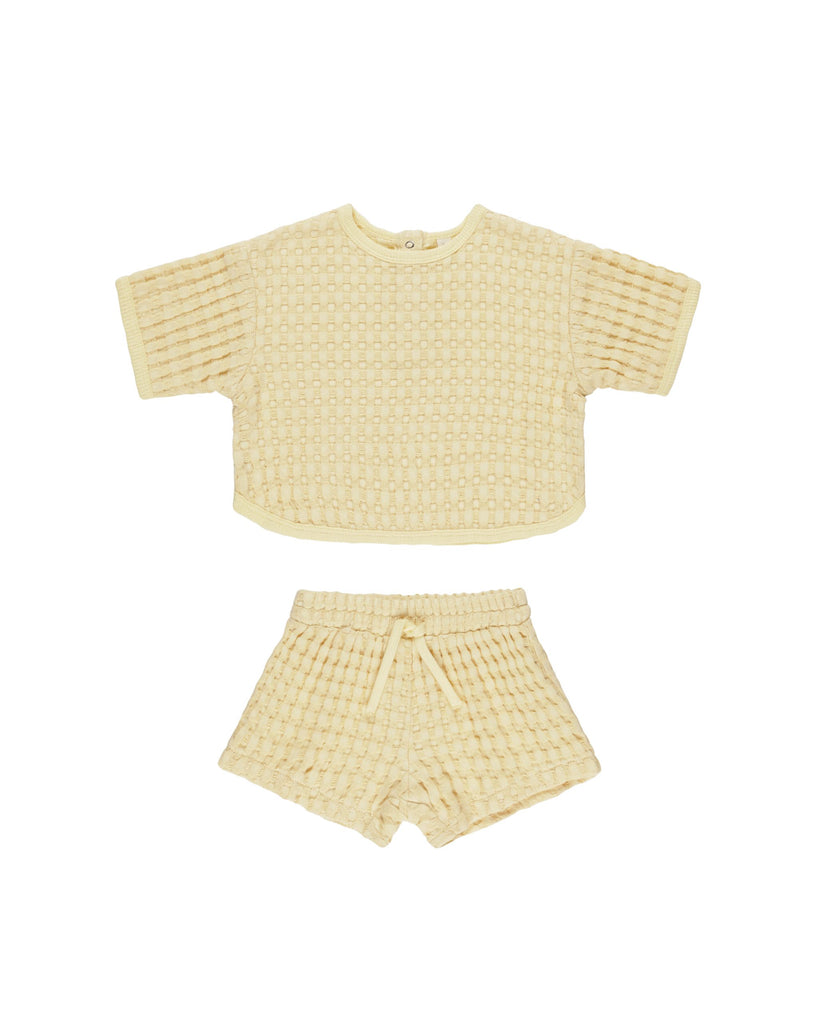 Jayden Shorts Set Yellow