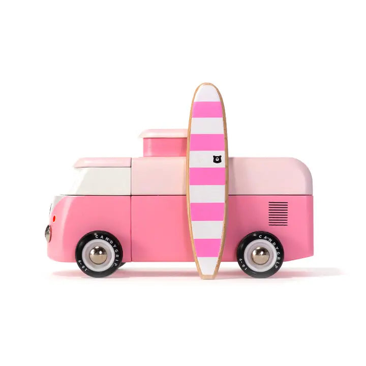 VW Beach Bus Pink