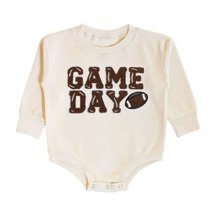 Game Day Patch Varsity Romper