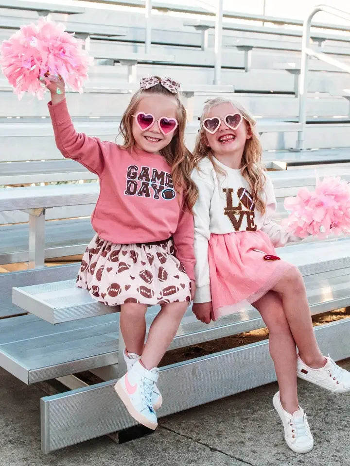 Dusty Rose Game Day Sweatshirt