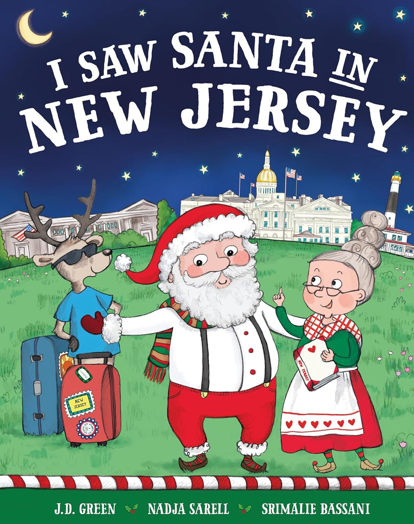 I Saw Santa In New Jersey Book