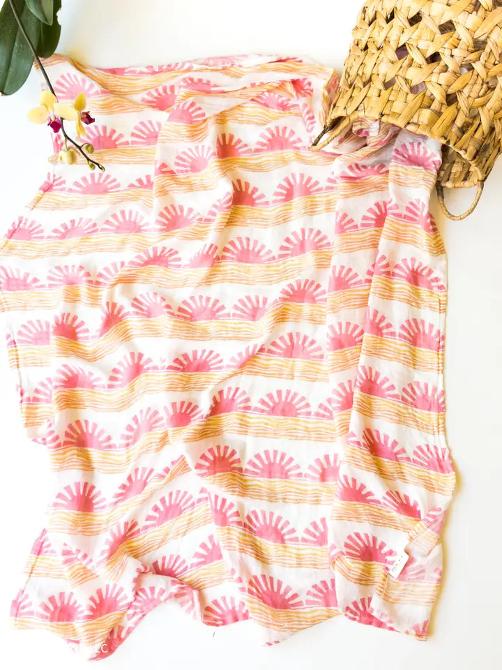 Organic Sunset Swaddle