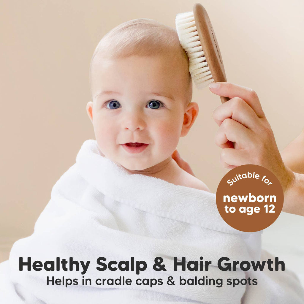 KeaBabies Baby Hair Brush