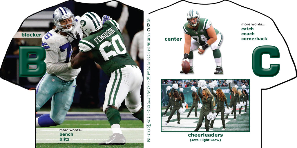 New York Jets ABC - Kids Book for Football Fans