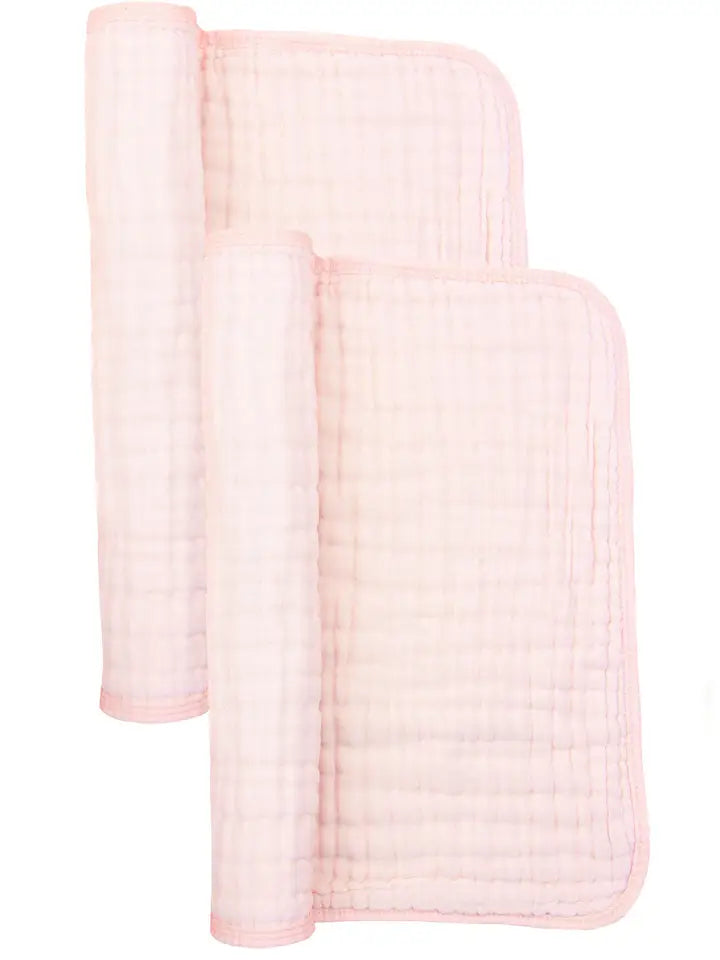 Blush Cloud Muslin 2 Pk Burp Cloth