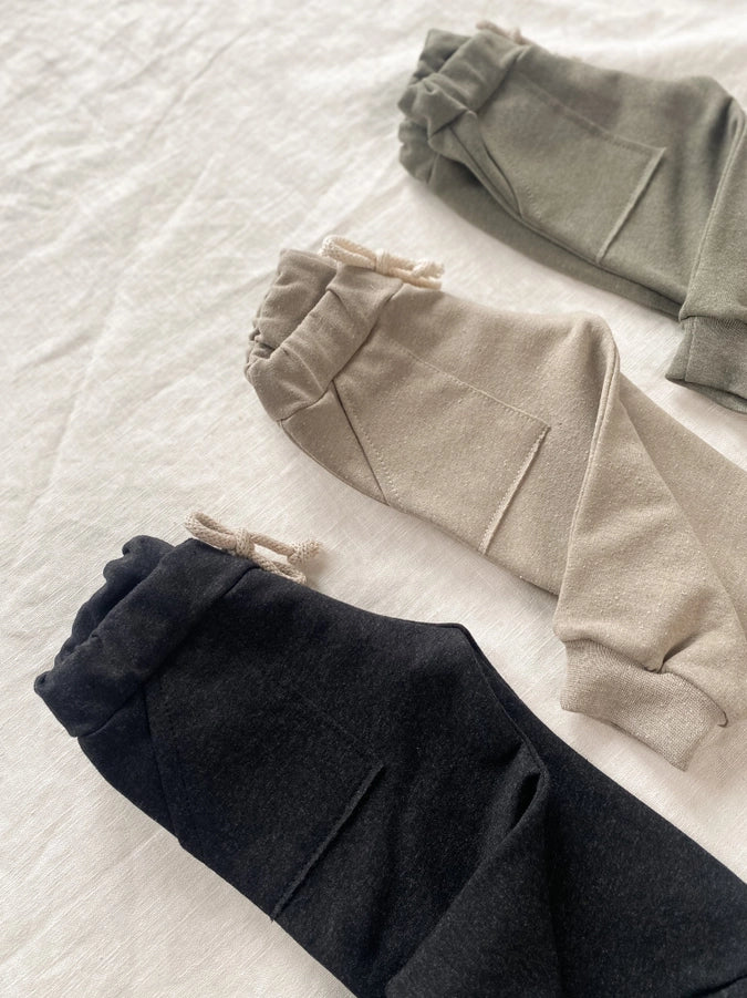 Sand Recycled Cotton Sweatpant
