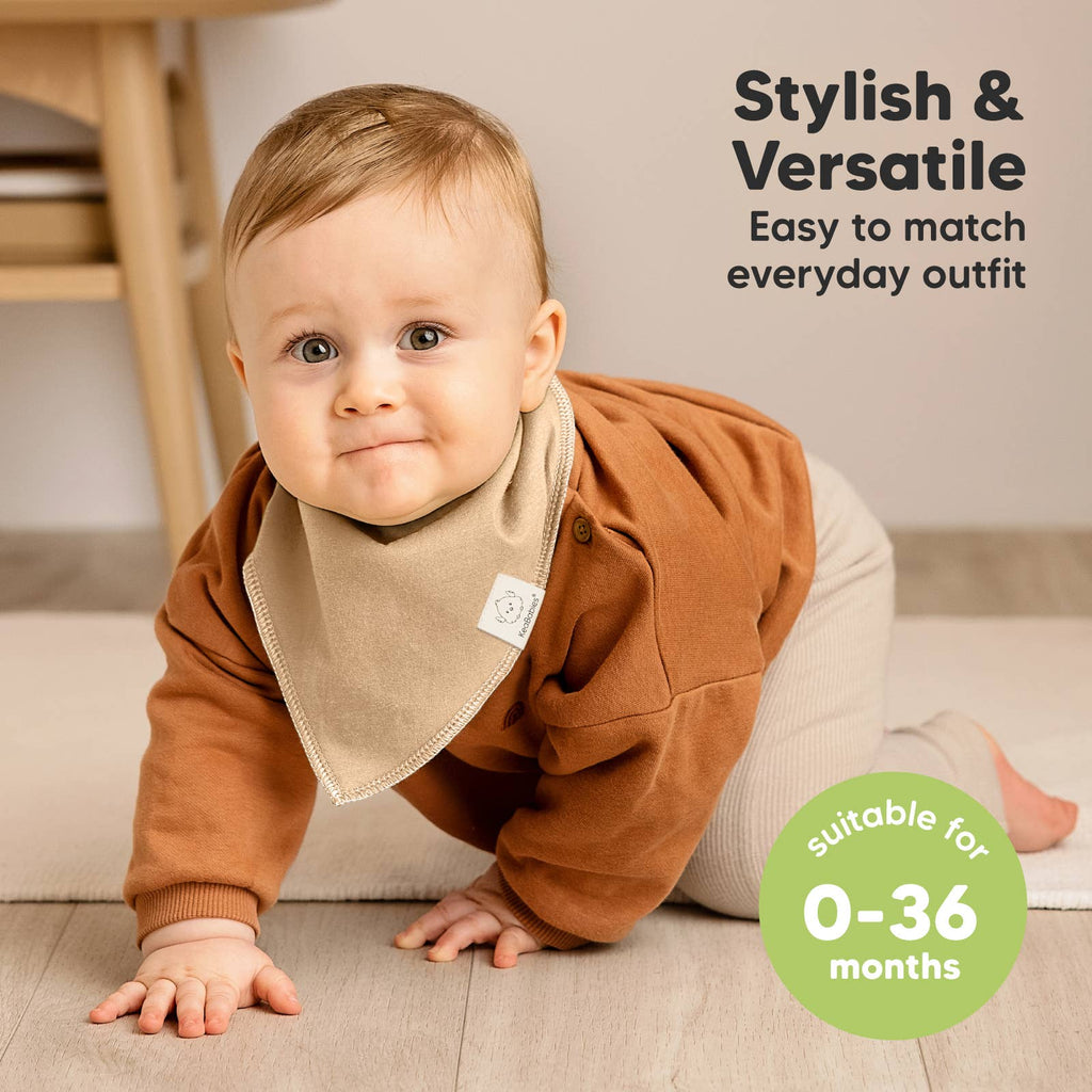 8-pack Baby Bandana Bibs