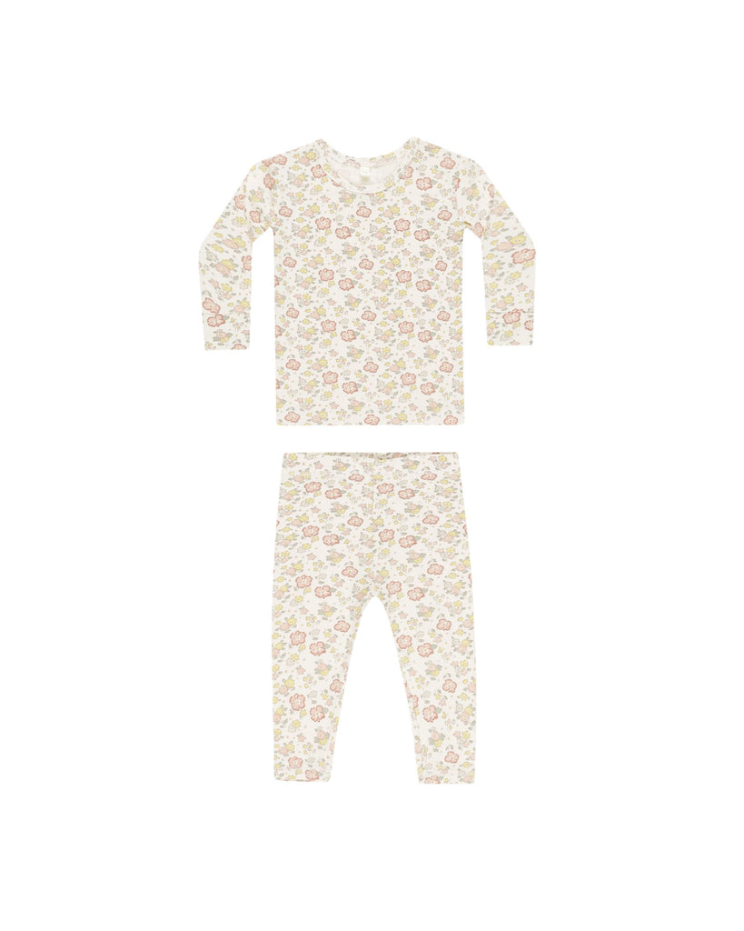 Ivory Bloom Bamboo Pajama Set