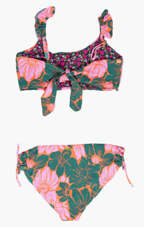 Green & Orange Reversible Mango Bikini