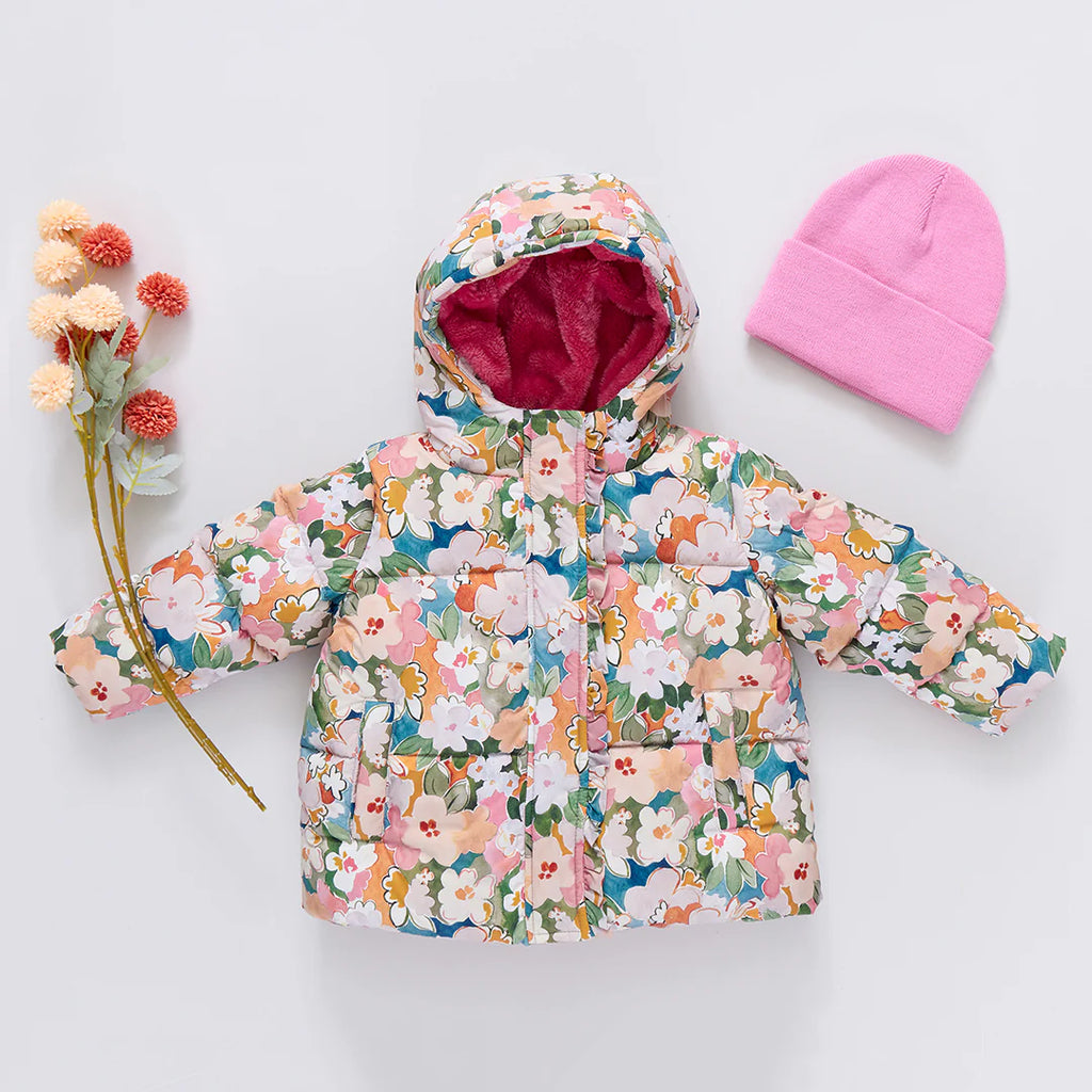Girls Watercolor Puffer Pete Puffer