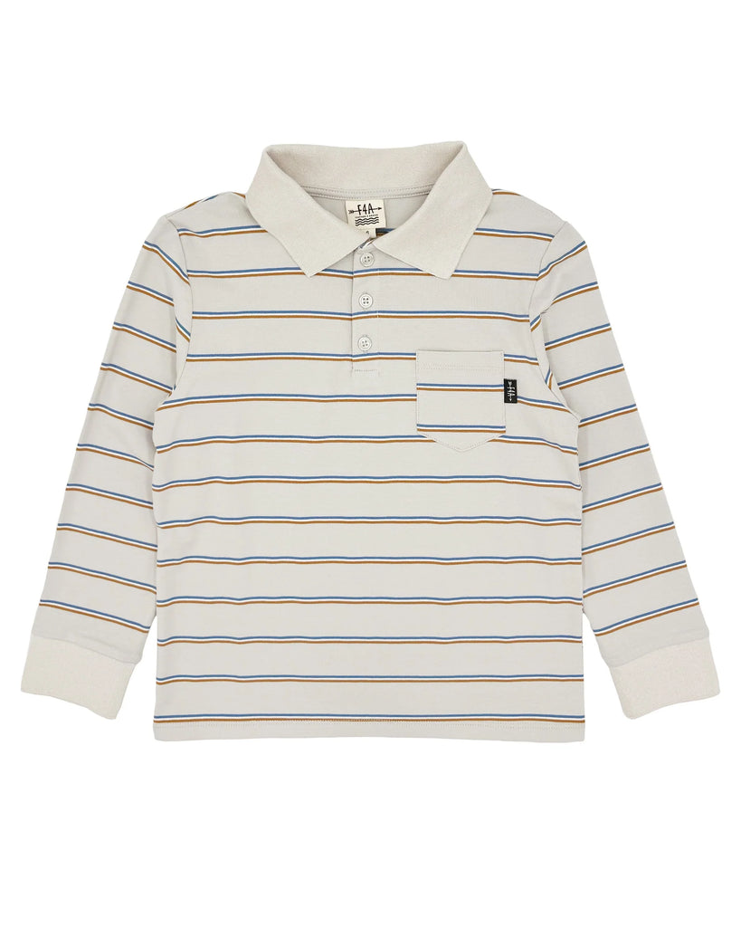 Nash LS Polo / Stone