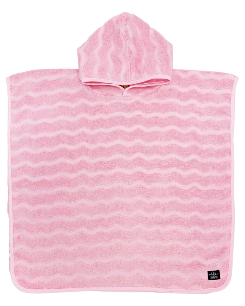 El Ray Wave Poncho Fairytale Pink