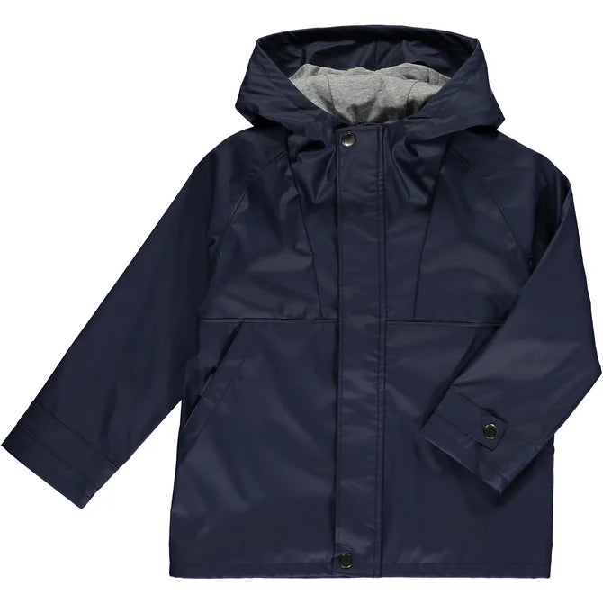 Navy Splash Raincoat