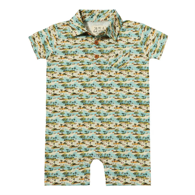 Blue Islands Molokai Printed Romper