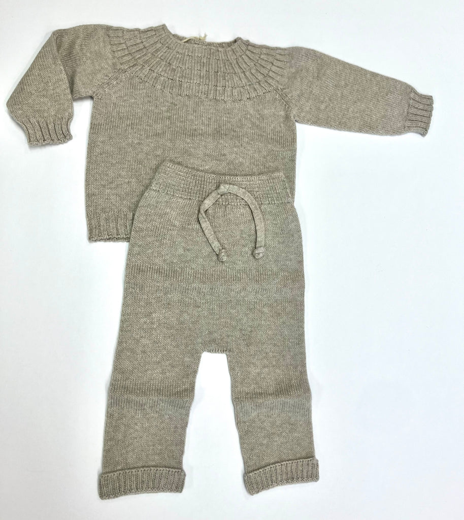 Tai Knit Set/ Stone