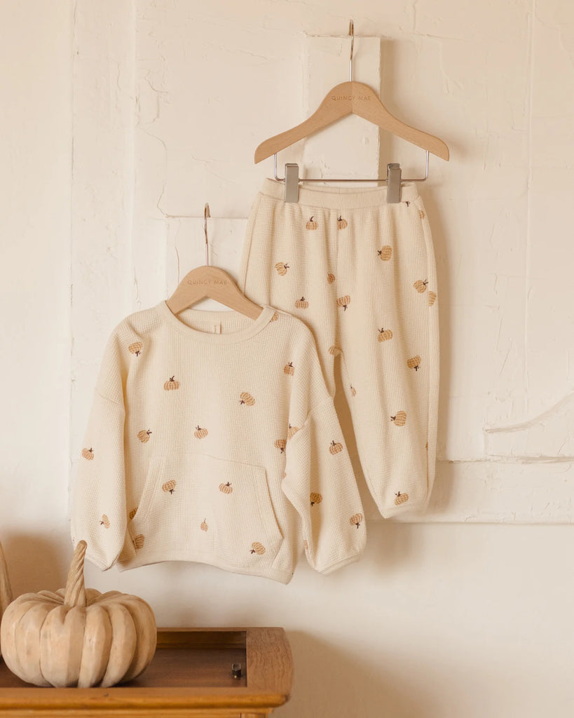 Pumpkin Waffle Slouch Set