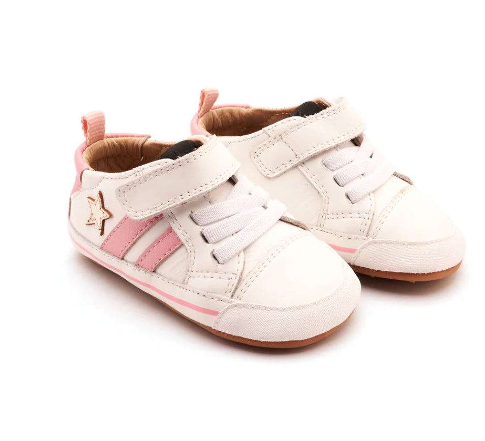 Old Soles Wos Baby/Snow/Pearlised Pink